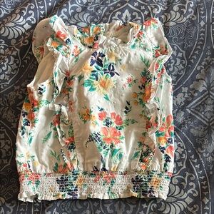 Janie and Jack Floral Kids Top - Multicolor
